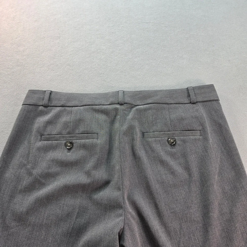 Banana Republic Logan Dress Pants Mens 34x32 Dark Grey Straight Leg Stretch SP18